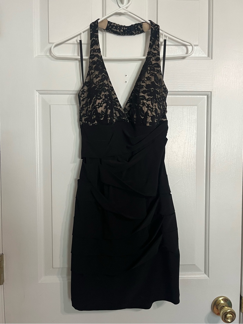 B. Darlin Mini Halter Dress - Size 11/12